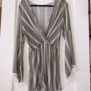 ~Coachella vibes~ NWOT tassel romper